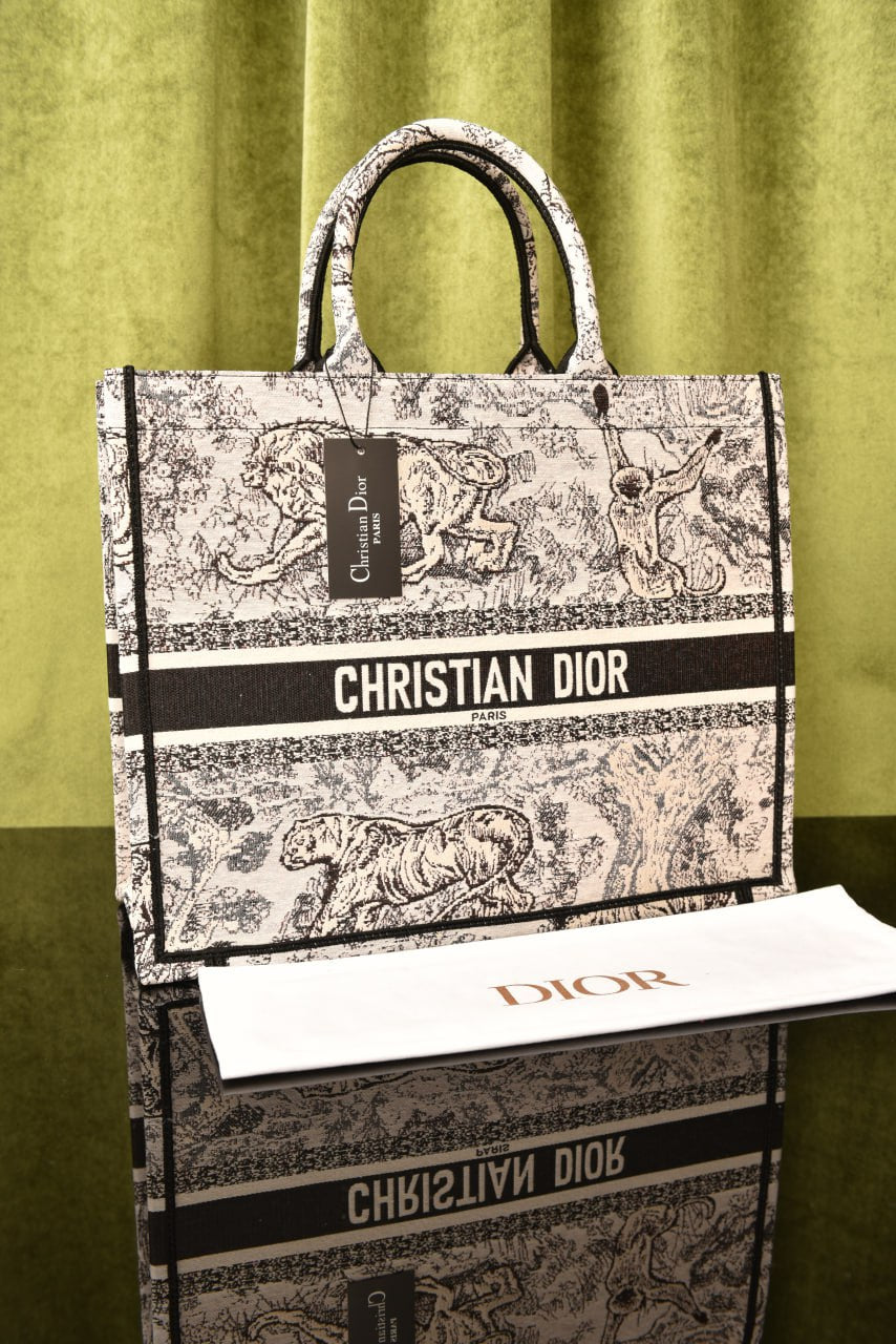 CD-Book Tote Large Canvas Bag