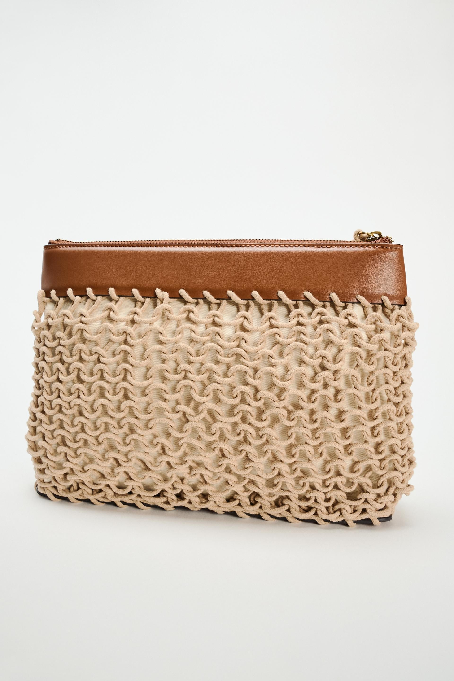 ZARA - WOVEN ROPE CLUTCH