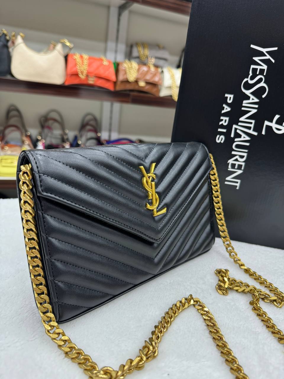 '- Quilted Shoulder Bag