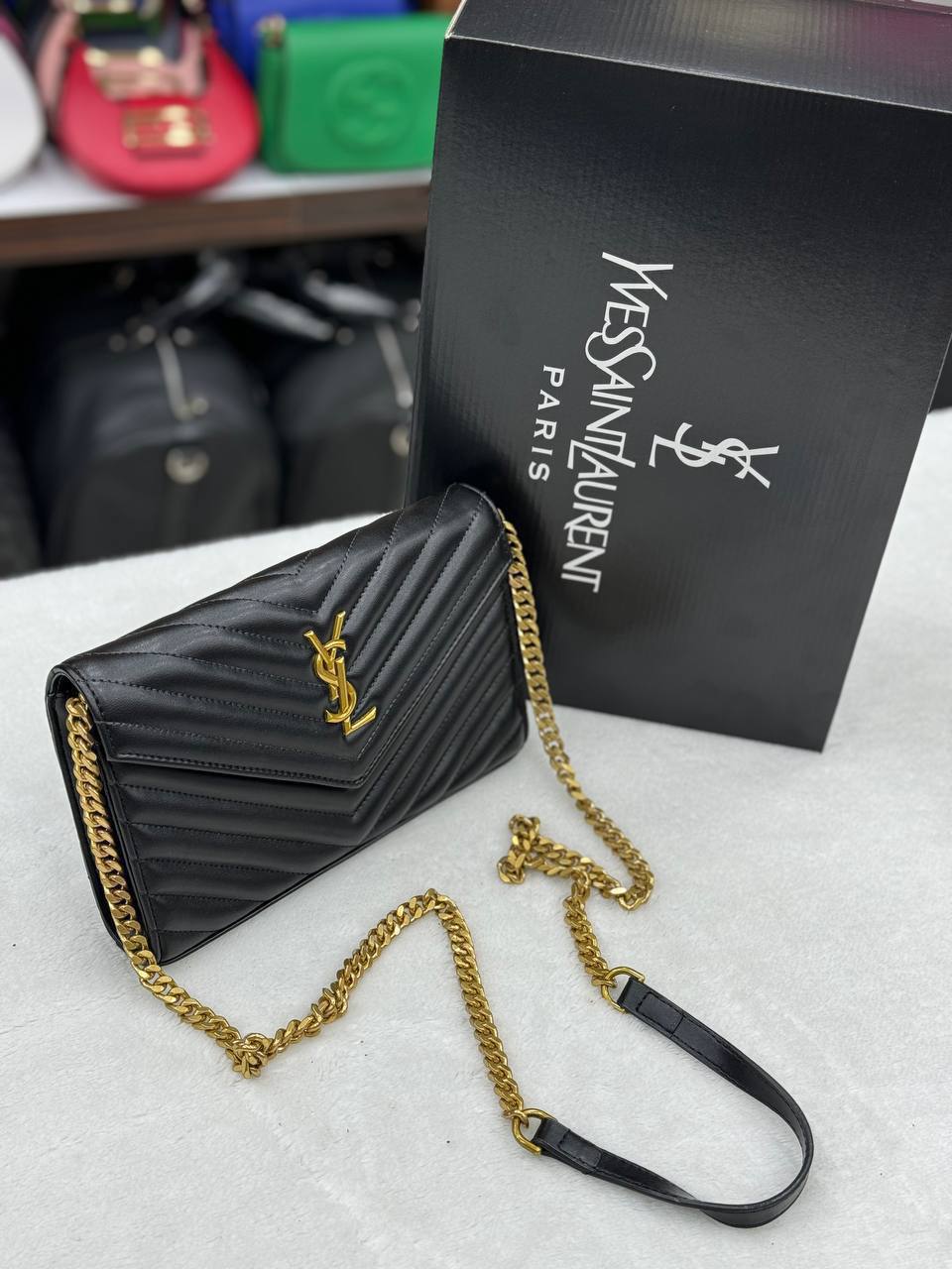 '- Quilted Shoulder Bag