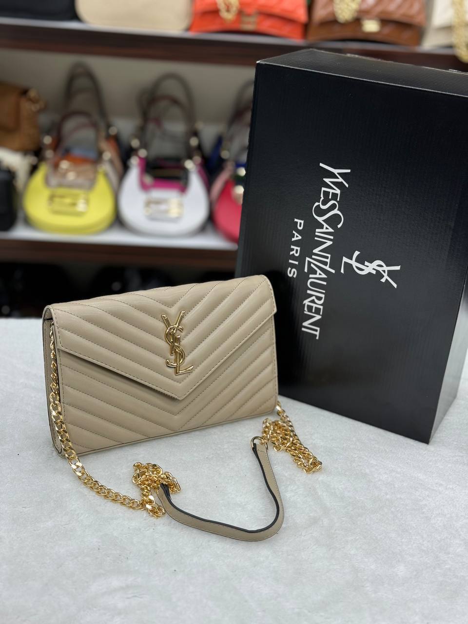 '- Quilted Shoulder Bag