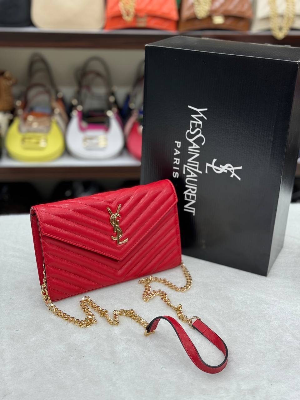 '- Quilted Shoulder Bag