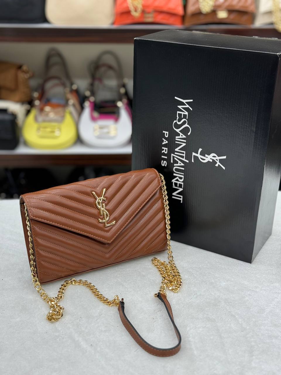 '- Quilted Shoulder Bag