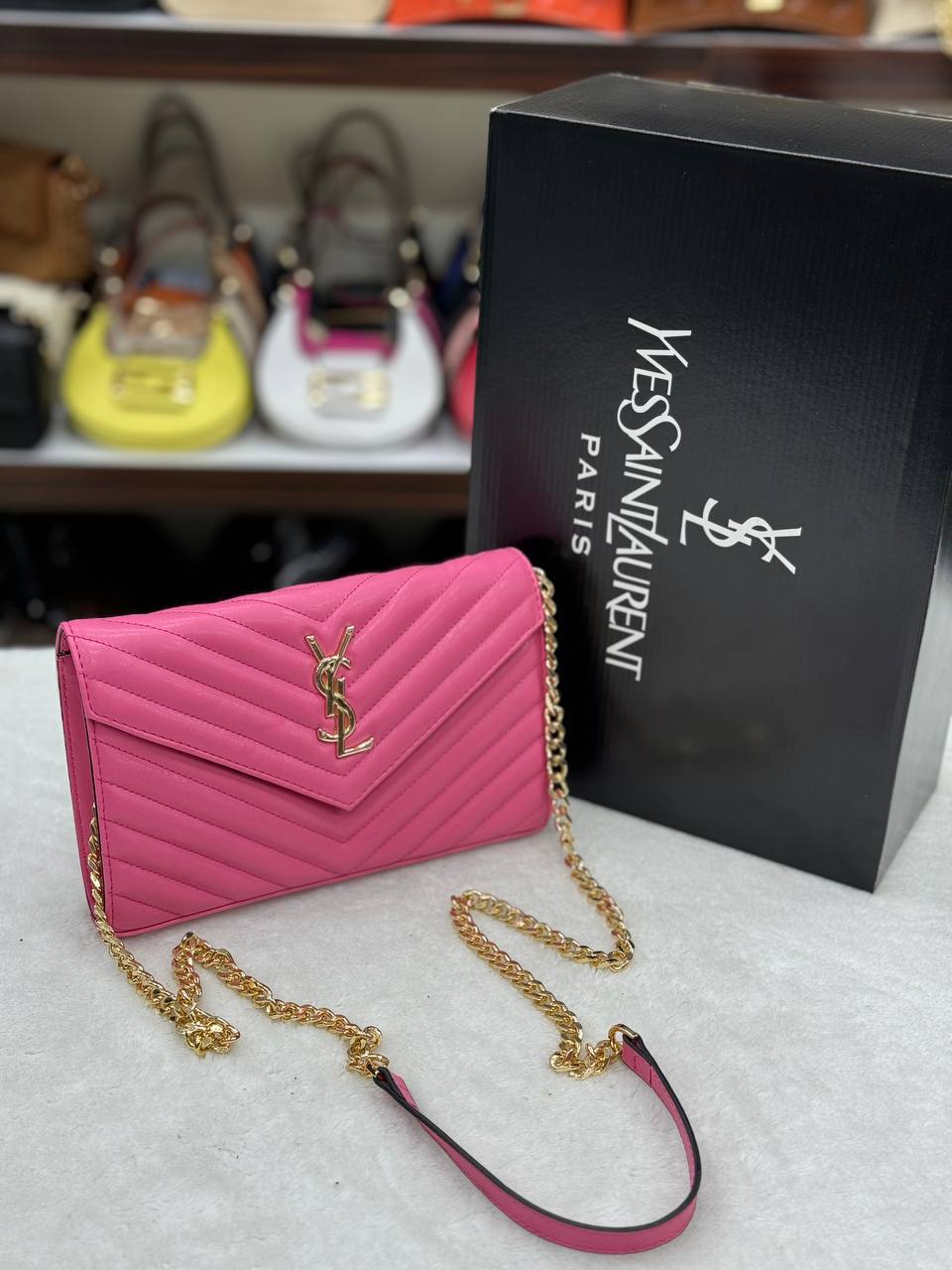 '- Quilted Shoulder Bag