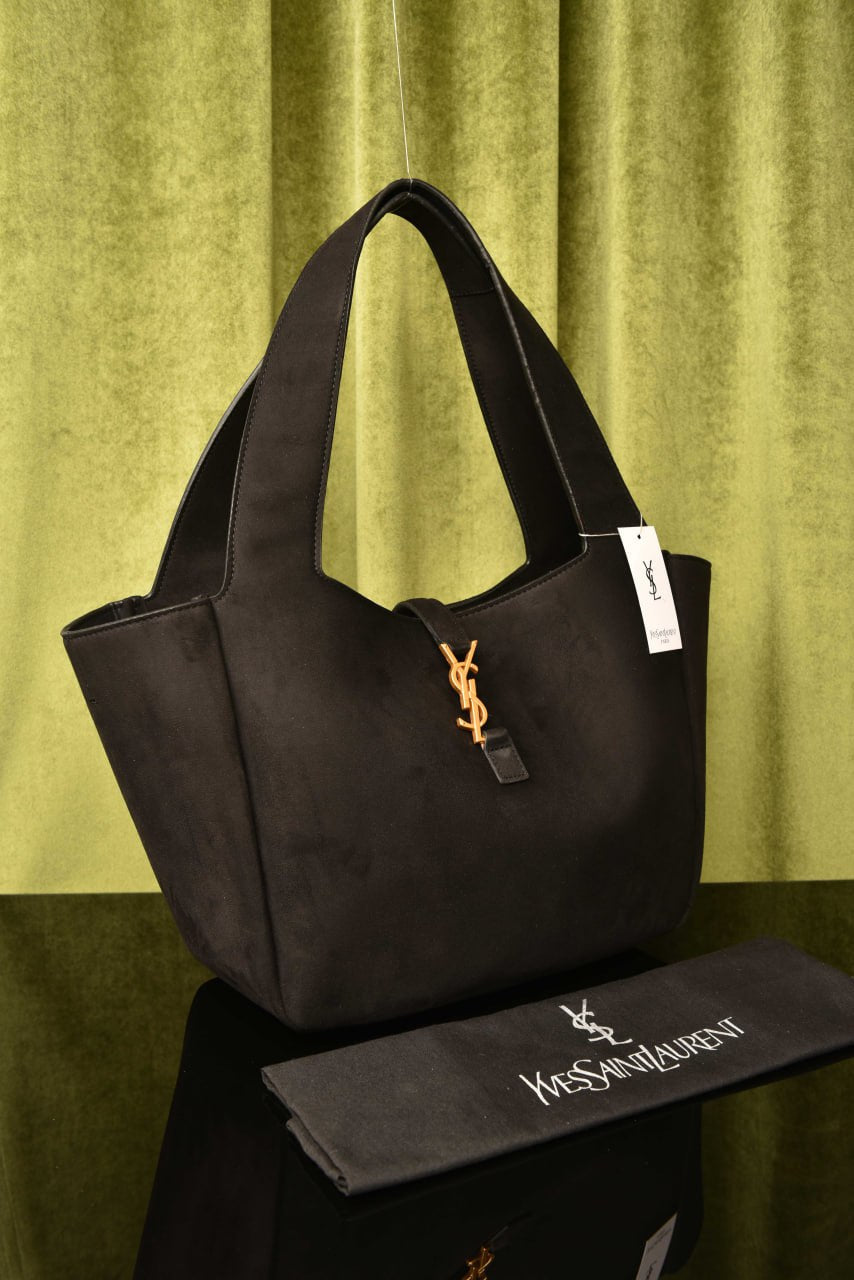 YSI- LE 5 À 7 SMALL BEA (Suede) Bag