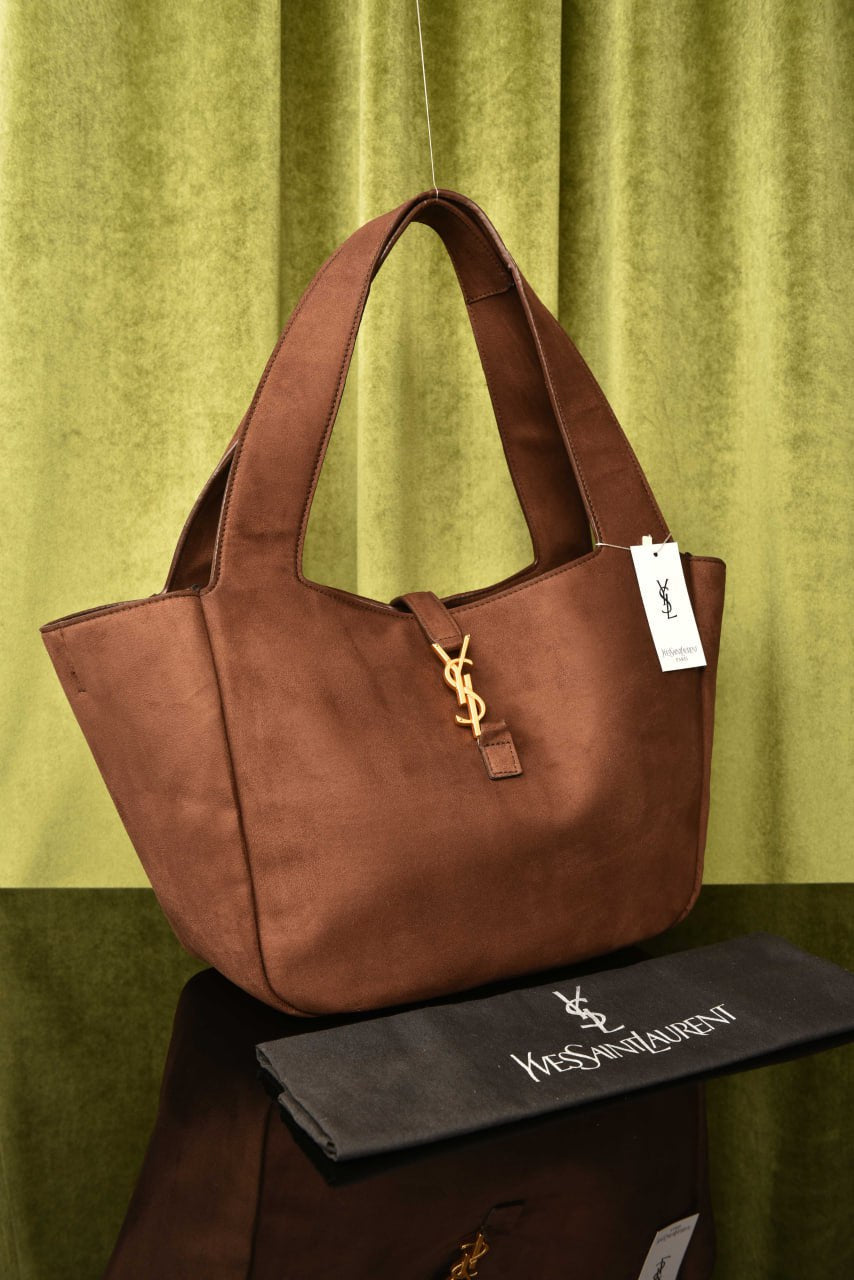 YSI- LE 5 À 7 SMALL BEA (Suede) Bag