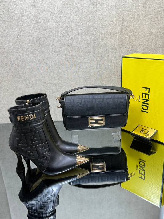 FND – Tasche, Schuhe und Geldbörse