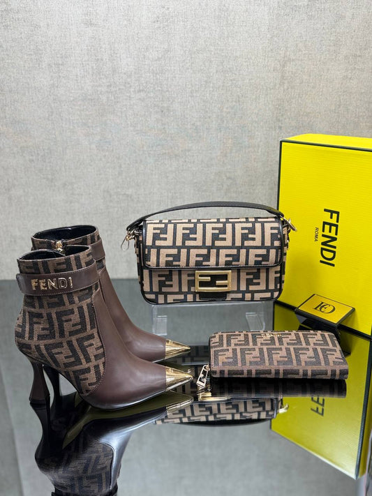 FND – Tasche, Schuhe und Geldbörse