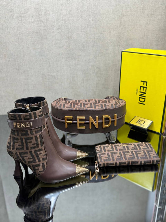 FND - Tasche, Schuhe und Geldbörse