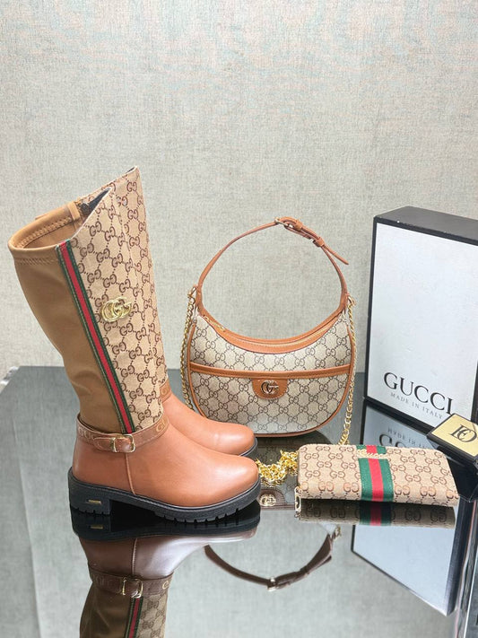 Sac, botte et portefeuille GG