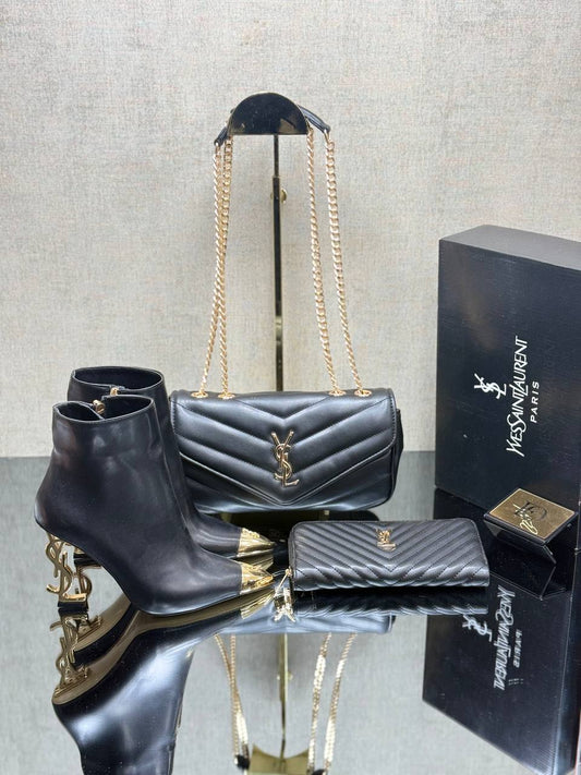 Sac et chaussures et portefeuille