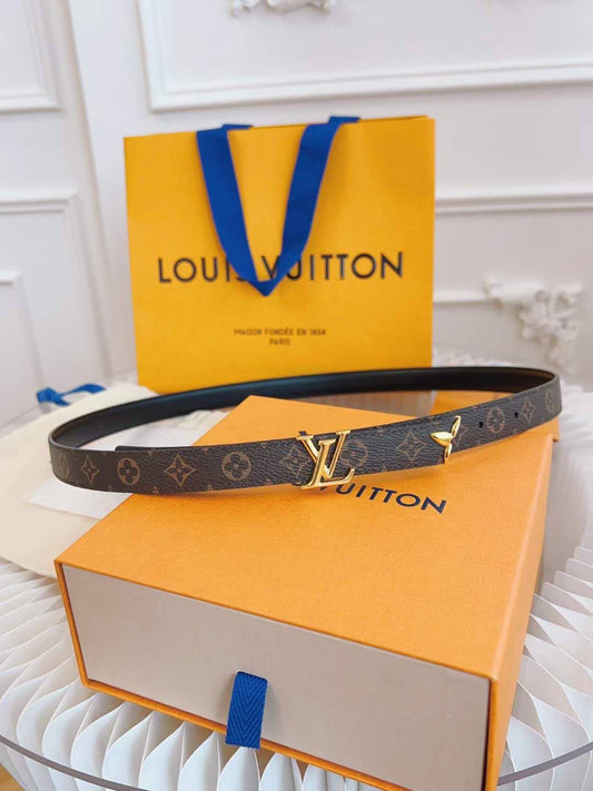 Ceinture en cuir L.V.