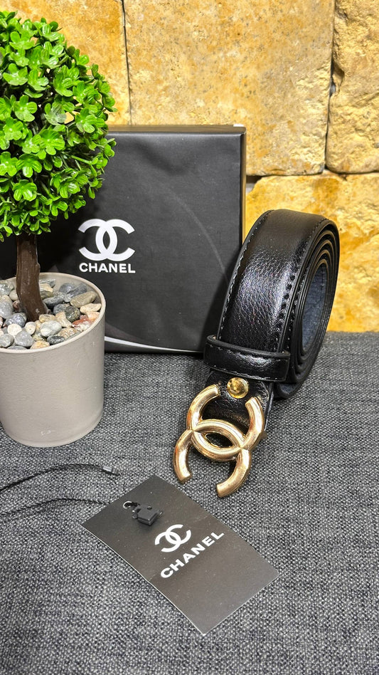 Ceinture en cuir CHNL - Noire