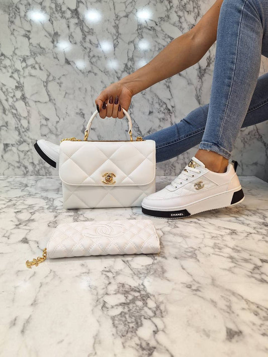 Sac et Chaussures et Portefeuille