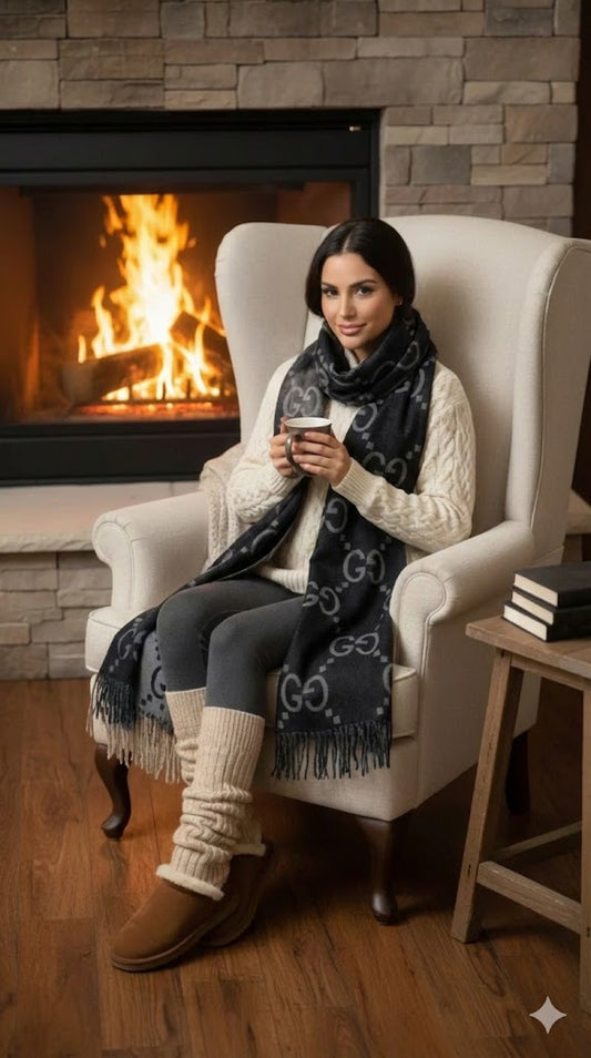 Foulard en cachemire G.G.